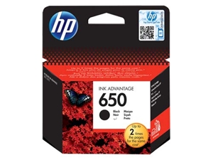 muc in hp 650 black original ink advantage cartridge cz101ae